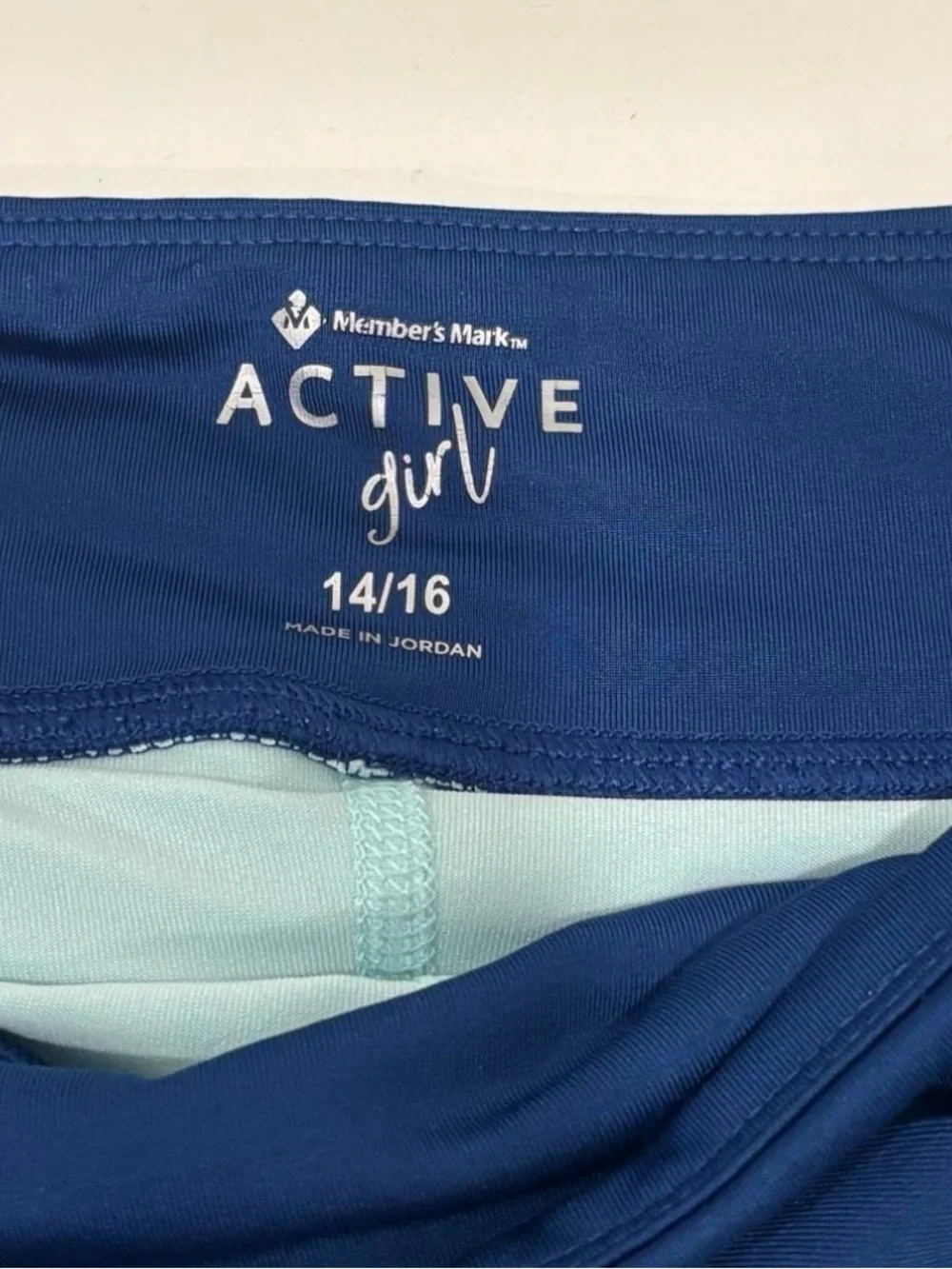 Girls Active Navy Athletic Skort